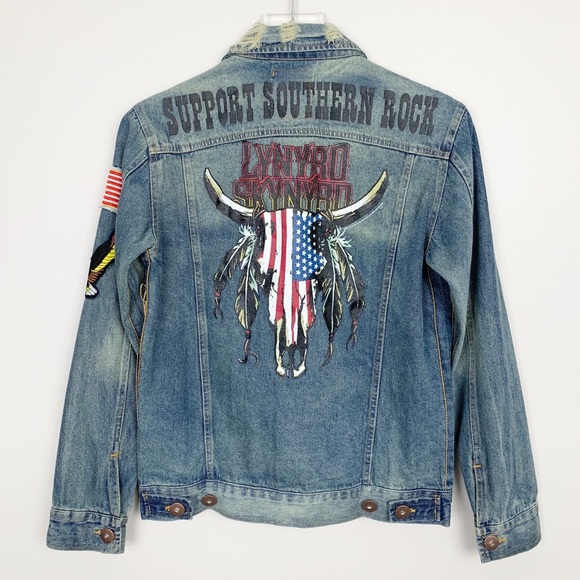 Trunk Ltd Jackets & Blazers - Trunk Ltd | Lynyrd Skynyrd Denim Jacket New Band S
